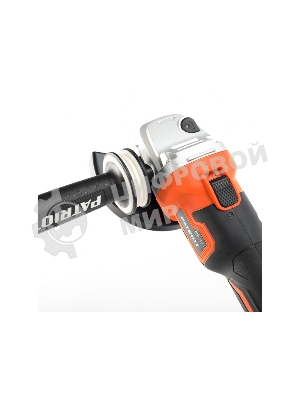 Угловая шлифовальная машина (УШМ) PATRIOT PATRIOT AG 125Li UES (Без ЗУ и АКБ) в коробке, двигатель: бесщеточный, 8000об/мин