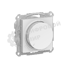 Светорегулятор AtlasDesign (диммер) повор-нажим. LED RC 400Вт мех. лотос SE ATN001323