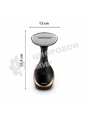 Отпариватель Tefal DT9100E0 черный/медный, 1600 Вт, 30 г/мин, 200 мл