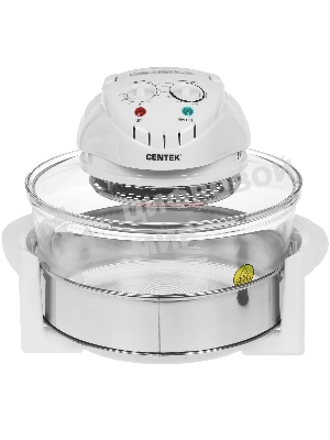 Аэрогриль Centek Ct-1456 белый, 1400 Вт, 12 л, механическое управление, 0 программ