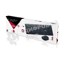 Комплект клавиатура+мышь Smartbuy 206368AG беспроводной, USB, 1600 DPI, чёрный