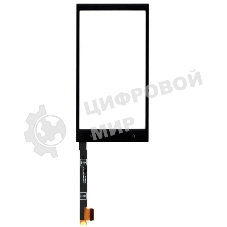 Сенсорное стекло (тачскрин) для HTC One mini, черное