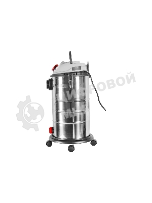 Строительный пылесос Ресанта ПС-1500/30 серебристый, 1500 Вт, уборка сухая/влажная/выдув, пылесборник мешок, 30 л