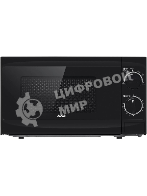 Микроволновая печь BBK 20MWS-706M/B черный, 20 л, 700 Вт, переключатели - поворотный механизм