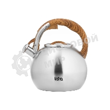 Чайник для плиты Lara LR00-82 4.5 л индукционное дно, свисток с кноп. механизмом, ручка нейлон