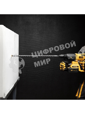 Бур по бетону Denzel двойная спираль, Cobalt W-tip, 18x600 мм, SDS PLUS