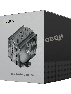 Кулер для процессора Ocypus Iota A40 BK Dual Fan Black (Iota-A40-BK2NNWD00X-GL)