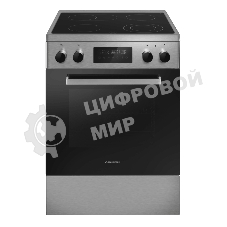 Плита электрическая Maunfeld MEC611CS09TD серебристый, конфорок 4 шт, духовка 59 л, 60 см x 85 см x 60 см