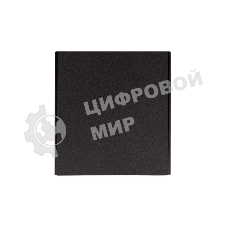 Выключатель Kranz STRONG 1 кл проходной (переключатель) 10А с/у графит