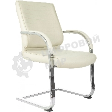 Кресло Бюрократ T-8010-LOW-V бежевый, экокожа