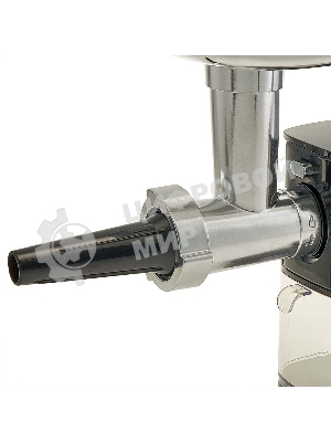 Мясорубка электрическая DELTA LUX DE-602M черный, 3600 Вт, 2.5 кг/мин, реверс, защита от перегрузки, насадки - 5