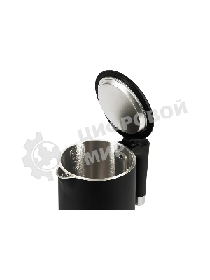 Чайник электрический Atlanta ATH-2449 черный 1.7 л, нержавейка, двухстенный