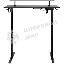 Стол игровой Defender Alliance черн, 110x60, высота 72-117, полк 1