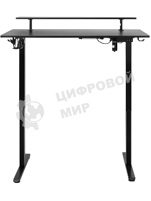 Стол игровой Defender Alliance черн, 110x60, высота 72-117, полк 1