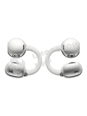 Наушники TWS Huawei FreeClip 2 белый, открытые (клипсы), Bluetooth, быстрая зарядка, до 8 ч