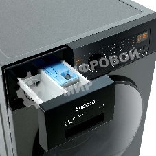 Стирально-сушильная машина Бирюса WMD-SM812/03 M металлик, загрузка фронтальная 8 кг, 1200 об/мин, класс: А+++