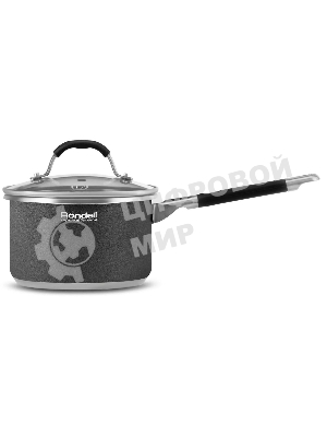 Ковш Rondell Stern RDS-008, 1.9л, с крышкой 16см, серый