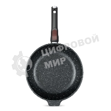 Сотейник 26 НЕВА МЕТАЛЛ ПОСУДА L181326i высокий литая Индукция Гранит с/р