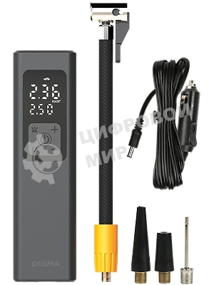 Автомобильный компрессор Digma QBK-275 шланг 0.16м