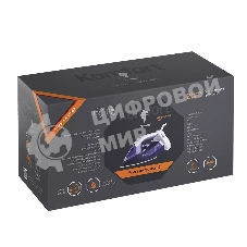 Утюг LEONORD LE-1807U фиолетовый, 2600 Вт, 28 г/мин, 1 г/удар, 350 мл