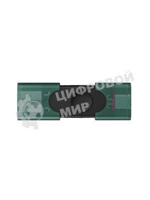 Флешка USB Kingston DataTraveler Duo (DTDEG2/256Gb), 256Gb, USB3.2/Type-C, R/W 150/60, зеленая