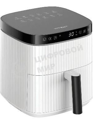 Аэрогриль Vitek VT-AF4001 белый, 1500 Вт, 5 л, сенсор, 12 программ