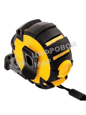 Рулетка Denzel 3м х 16мм, автоматич. фиксац., нейлон. покрытие, магнит. зацеп, двухстор. разметка