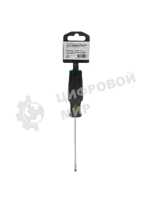 Отвертка Denzel SL3х100 мм, S2, 3к рукоятка