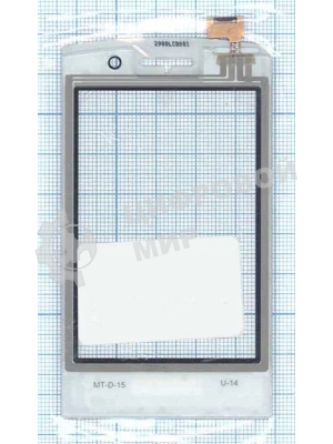 Сенсорное стекло (тачскрин) для Philips Xenium W727, черное