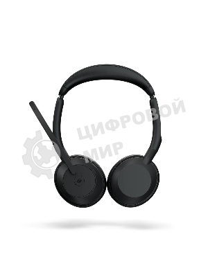 Гарнитура Jabra Evolve2 55 чёрный, беспроводная, Bluetooth, до 16 ч