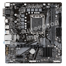 Материнская плата Gigabyte H610M H V2, LGA 1700, Intel H610, 2xDDR5, 4xSATA, 1xM.2, 1xPCIe 4.0 x16, 1xPCIe x1, 1xHDMI, 1xVGA, 1x 1Gb LAN, 2xUSB-A 3.2 Gen 1, 4xUSB-A 2.0, 3x 3.5 мм, 7.1, mATX
