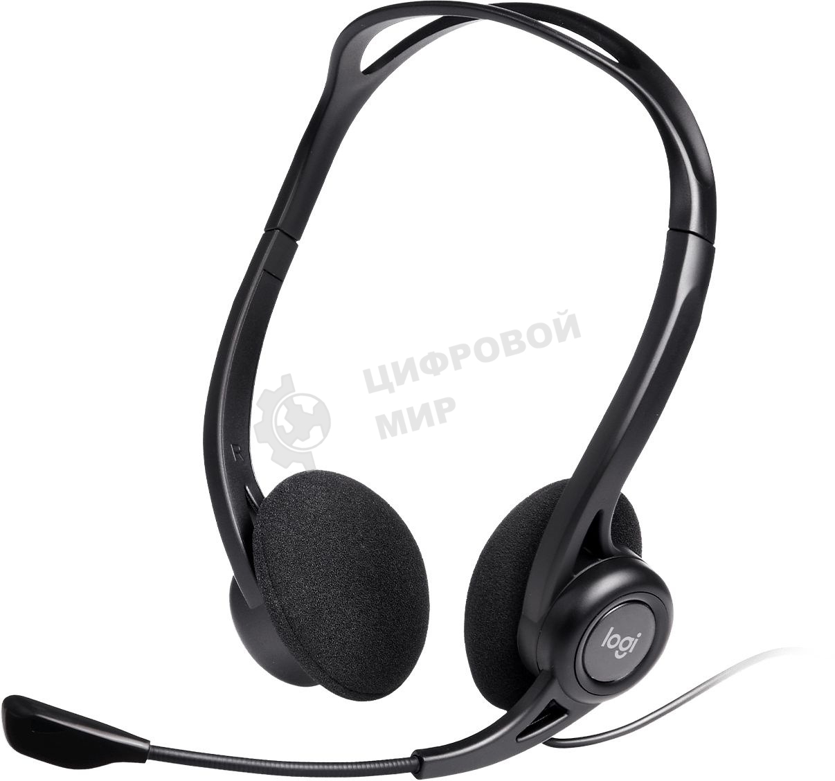 Гарнитура Logitech PC Headset 960 Stereo чёрный, проводная, USB
