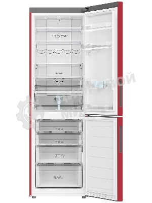 Холодильник Haier C2F636CRRGU1 красный двухкамерный 256/108 л морозилка снизу, No Frost