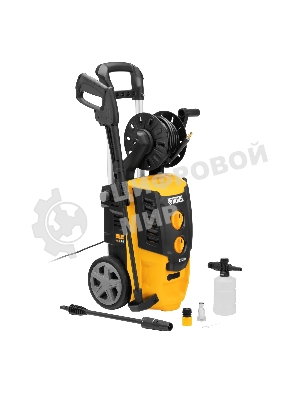 Моечная машина высокого давления Denzel R-180D, 2200 Вт, 180 бар, 380 л/ч, с барабаном