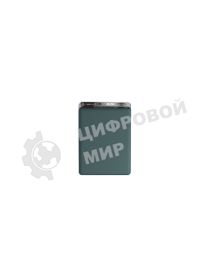 Портативный аккумулятор OLMIO QX-10, 10000mAh, 22.5W, QuickCharge3.0/PowerDelivery, LCD, темно-зеленый