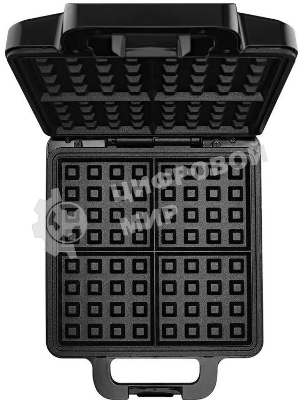 Вафельница Kitfort КТ-4673 1600Вт черный/серебристый