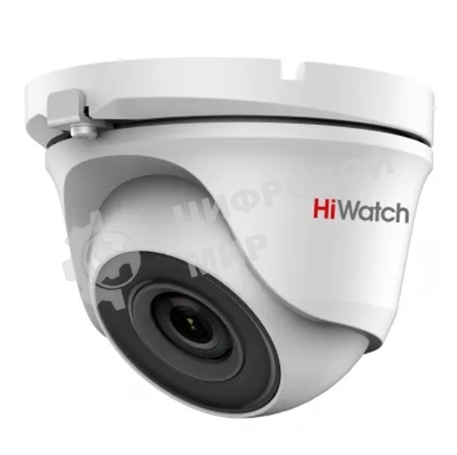 Камера видеонаблюдения HiWatch DS-T203(B) 2.8-2.8мм HD-CVI HD-TVI цветная корп.:белый