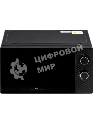Микроволновая печь General Electronics GE-MS120B черный, 20 л, 700 Вт, переключатели - поворотный механизм