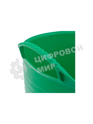 Ведро Сибртех гибкое сверхпрочное, 40 л, зеленый