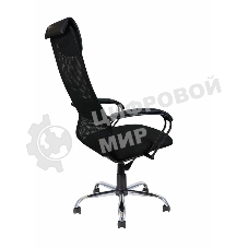 Кресло ЯРКРЕСЛА Кр76 черный, сетка, подголовник