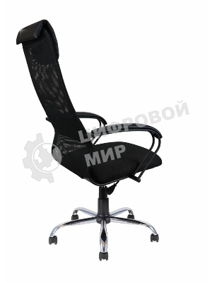Кресло ЯРКРЕСЛА Кр76 черный, сетка, подголовник