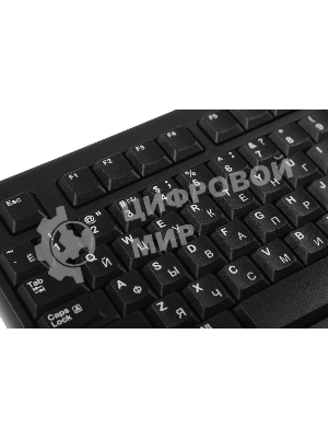 Клавиатура проводная Logitech K120 for business, USB черный (неоригинальная гравировка)