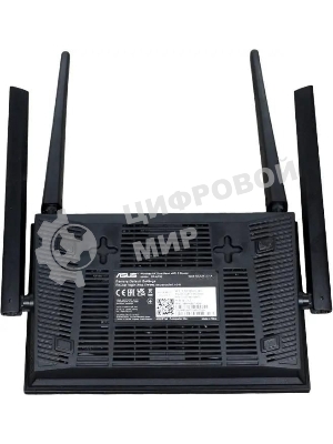 Роутер беспроводной Asus RT-AX52 AX1800 10/100/1000BASE-TX черный