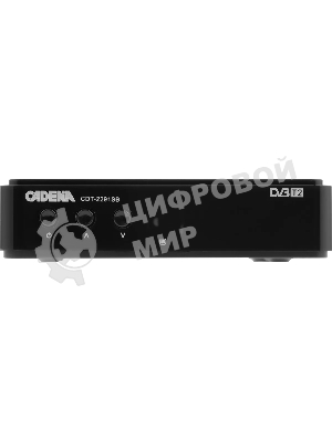 Приставка для цифрового ТВ Cadena CDT-2291SB черный, DVB-T2, DVB-T, HDMI, USB 2.0