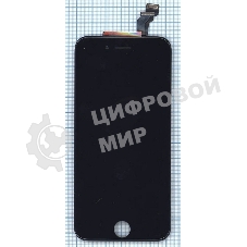 Дисплей Amperin для Apple iPhone 6 в сборе с тачскрином (IPS), черный