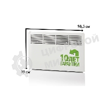 Конвектор электрический Ensto FinnHeat EPHBM05PR белый, 500 Вт, 8 м2, термостат