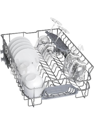 Встраиваемая посудомоечная машина Bosch SPV4EMX10E, серебристый, 44.8 см, 10 компл., 44 дБ, класс C