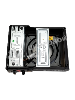 Плита настольная газовая Energy GS-300 чёрный, 2,5 кВт, газовая горелка, конфорки - 1, металл, поворотный регулятор