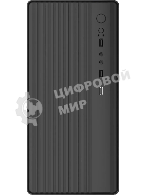 Компьютерный корпус Accord ACC-M258-01B черный без БП mATX 4x120мм 2xUSB2.0 audio