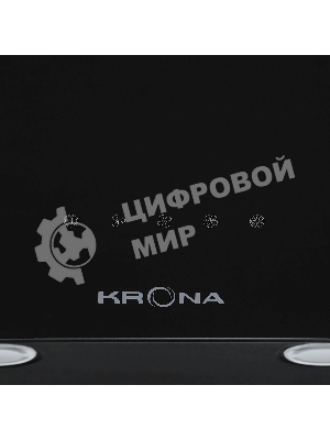 Наклонная вытяжка Krona HELGA 600 черный S